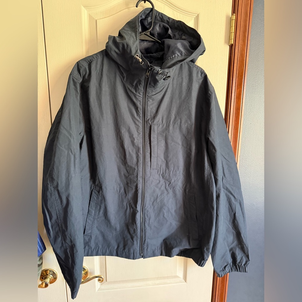JCREW MENS ZIPPERED WINDBREAKER JACKET